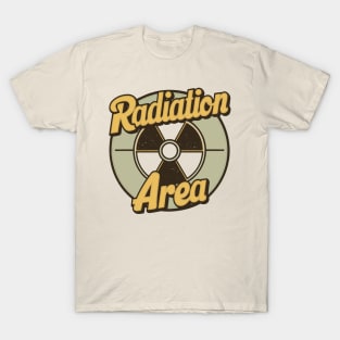 radiation symbol vintage tv T-Shirt